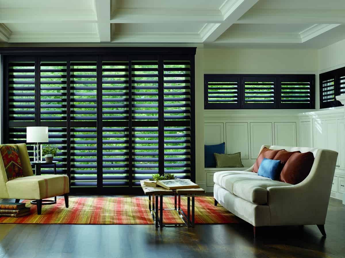 Hunter Douglas Heritance® Hardwood Shutters Beautiful Window Shutters, wooden shutters, wooden blinds near Gresham & Portland, Oregon (OR).