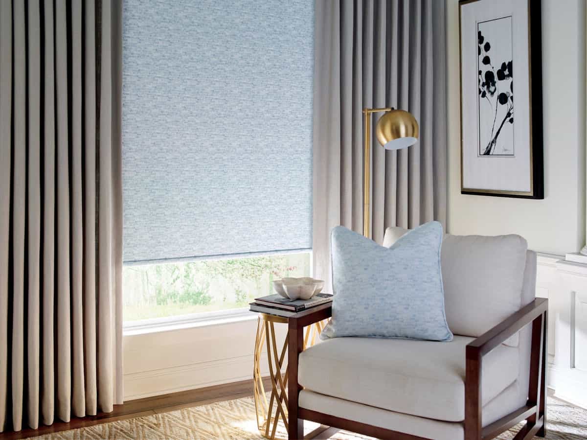 Hunter Douglas Design Studio™ Side Panels and Drapery, Custom drapes near Gresham, Oregon (OR)