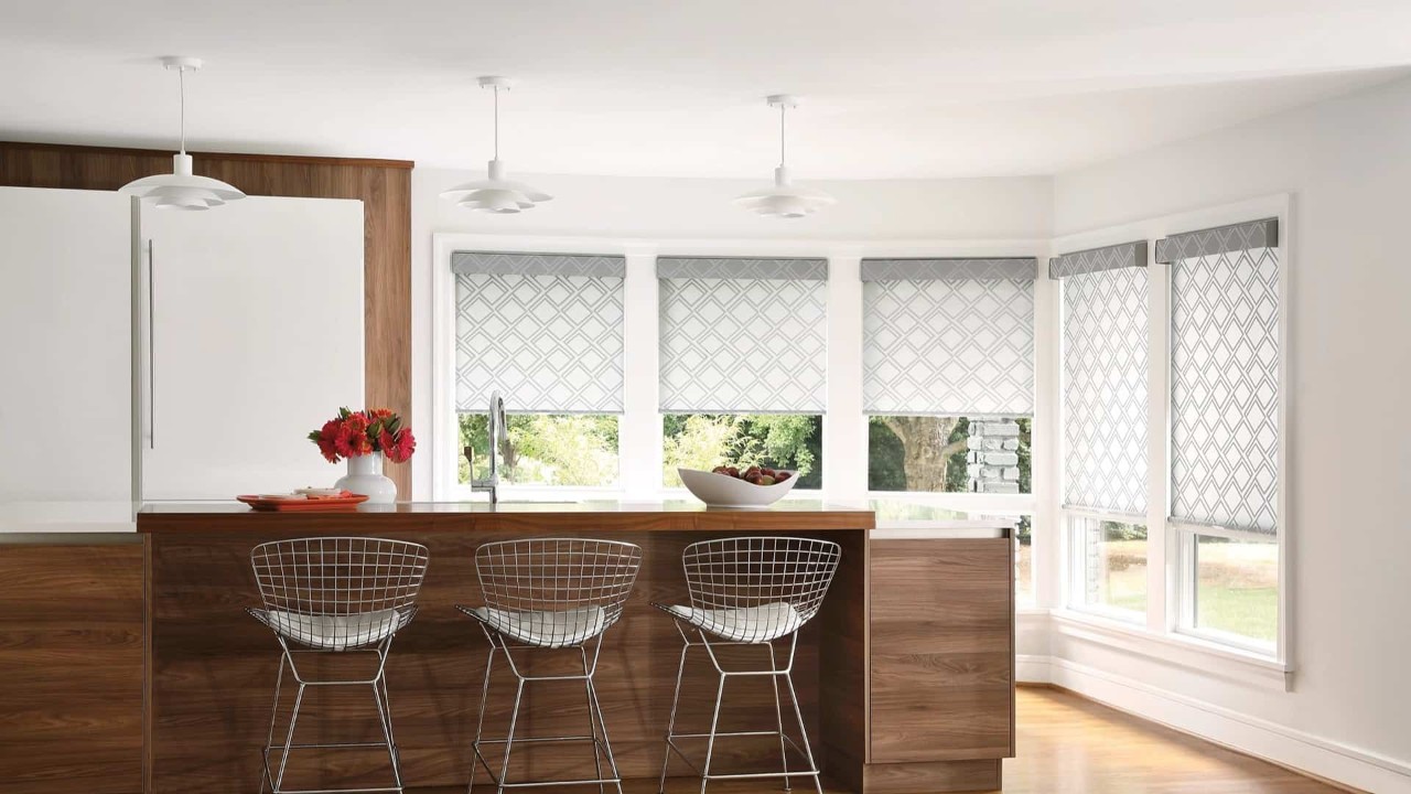 Hunter Douglas Designer Roller Shades, roller blinds, blackout shades, window shades near Portland, Oregon (OR)