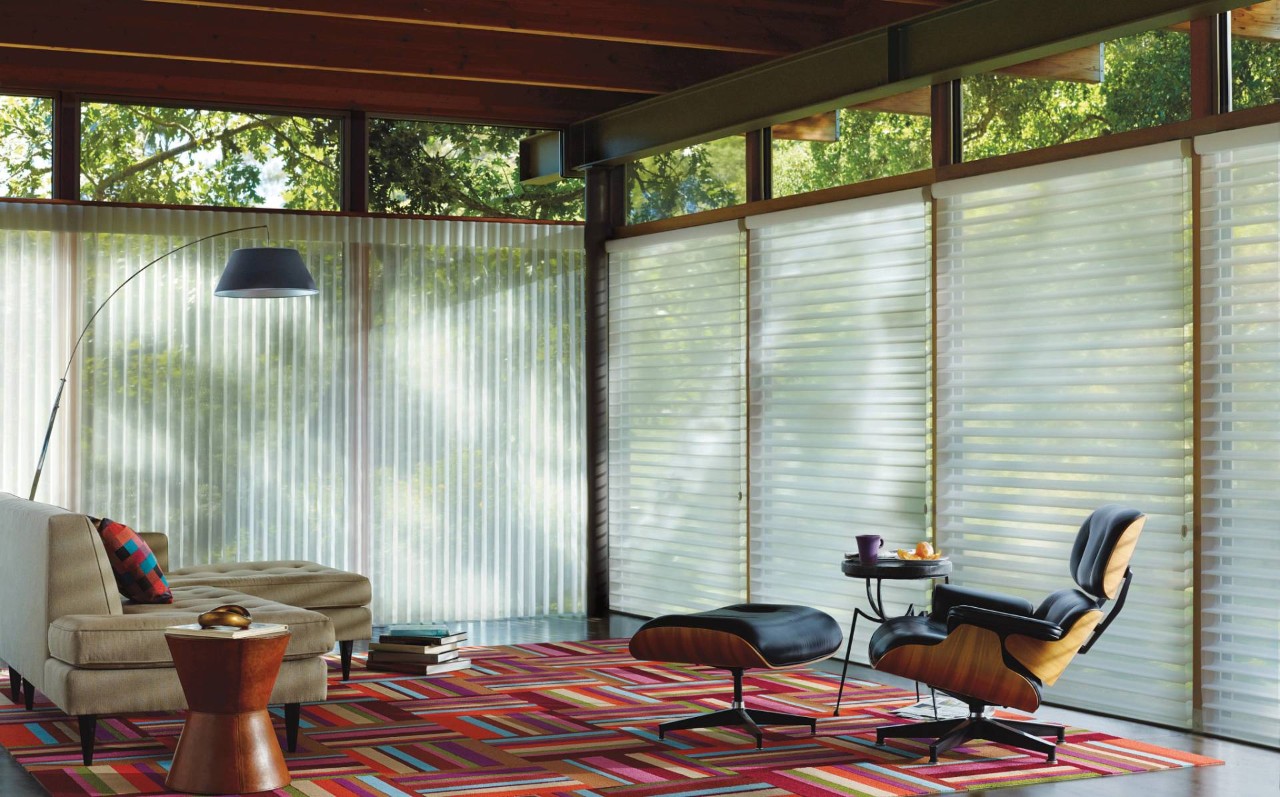 Hunter Douglas Silhouette® Sheer Shades on north facing windows near Gresham and Portland, Oregon (OR)