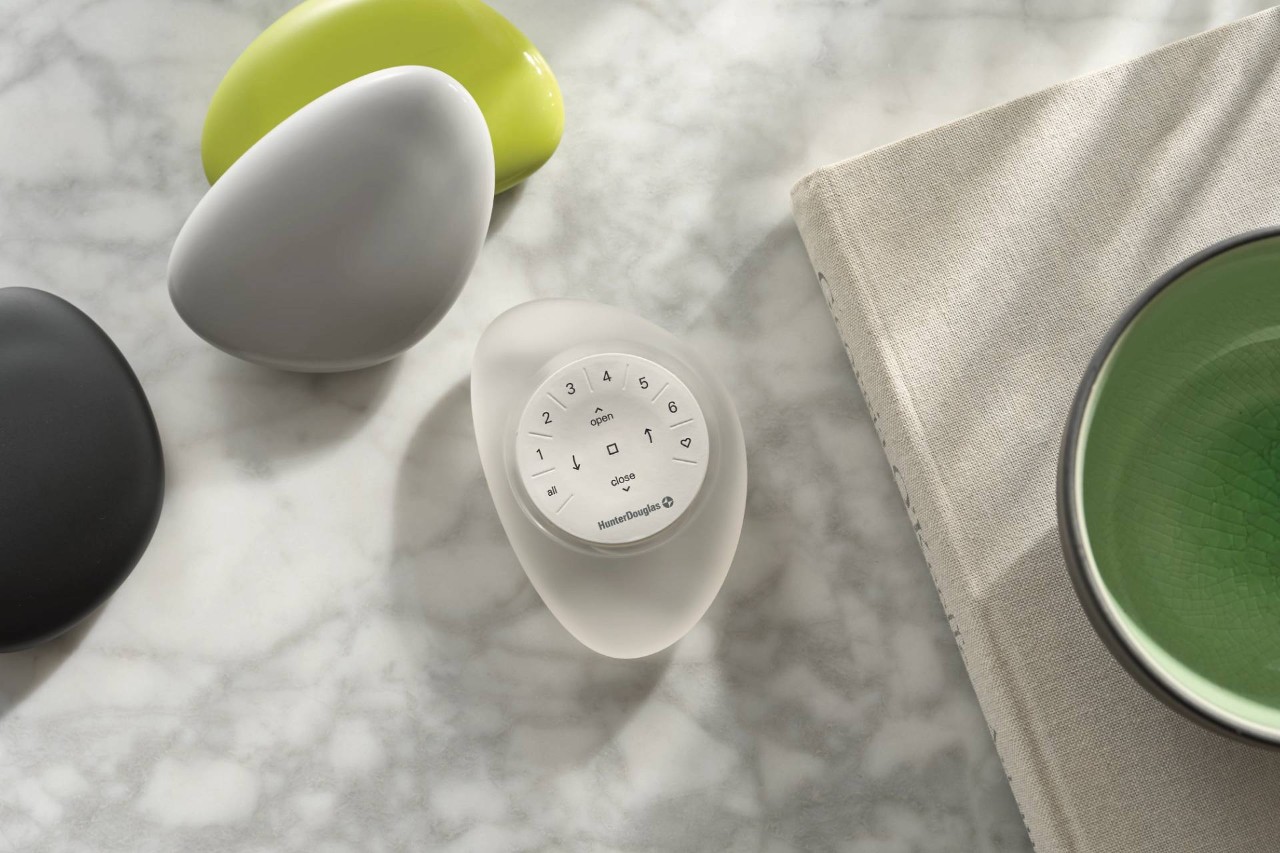 Hunter Douglas Pebble® Remote for window treatments near Gresham and Portland, OR