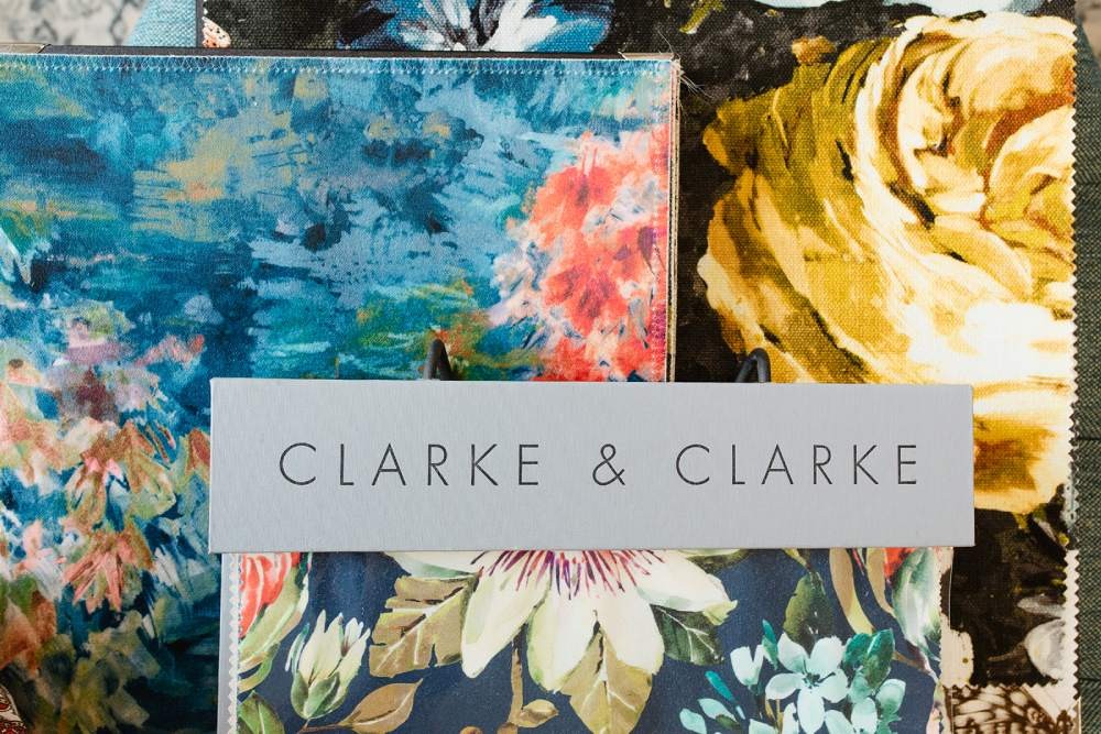 Clarke & Clarke fabric sample booklet